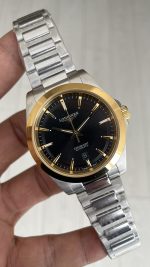 Longines Conquest Siyah Kadran 41mm Two Tone Gold