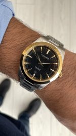 Longines Conquest Siyah Kadran 41mm Two Tone Gold