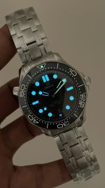 Omega Seamaster Diver 300M Siyah Kadran 42mm Swiss ETA Saat VR+ Factory