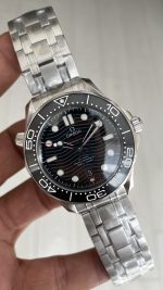 Omega Seamaster Diver 300M Siyah Kadran 42mm Swiss ETA Saat VR+ Factory