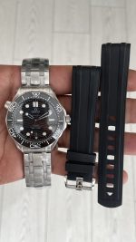 Omega Seamaster Diver 300M Siyah Kadran 42mm Swiss ETA Saat VR+ Factory