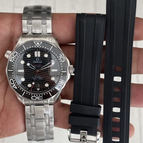 Omega Seamaster Diver 300M Siyah Kadran 42mm Swiss ETA Saat VR+ Factory