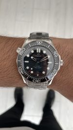Omega Seamaster Diver 300M Siyah Kadran 42mm Swiss ETA Saat VR+ Factory