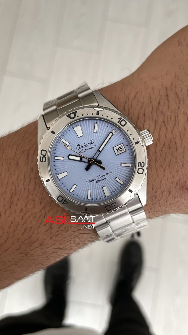 Orient Mako RA-AC0Q12L30B Limited Edition 40mm Buz Mavisi