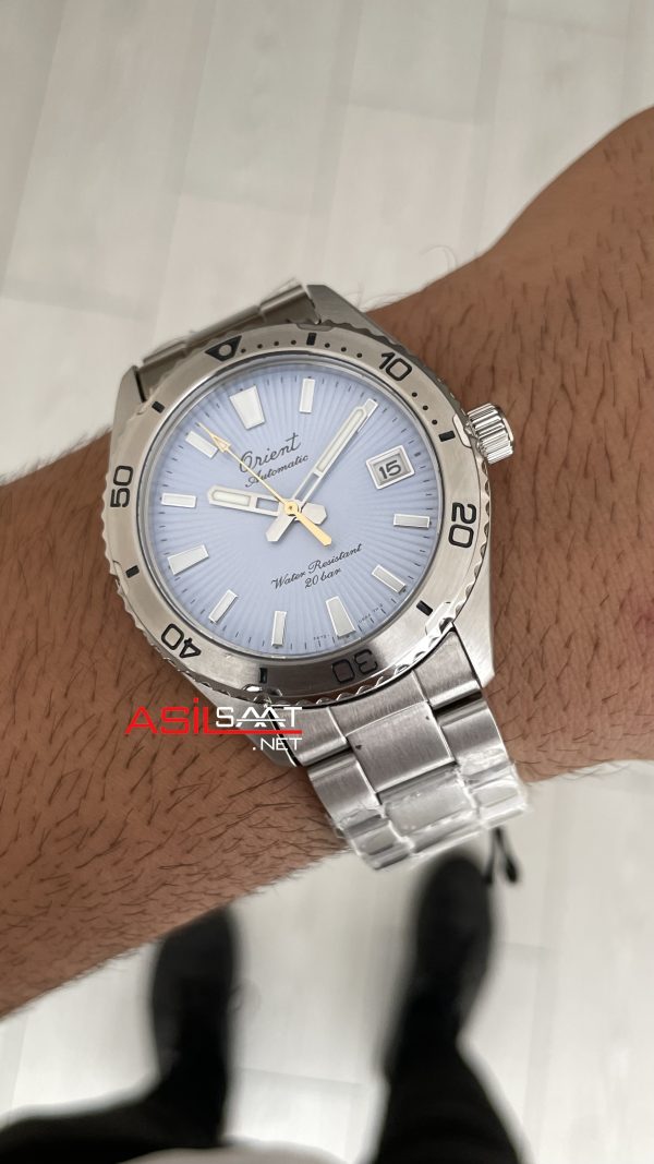 Orient Mako RA-AC0Q12L30B Limited Edition 40mm Buz Mavisi