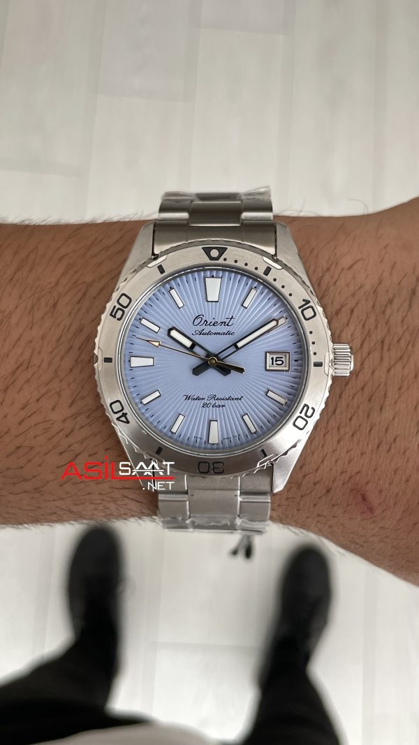 Orient Mako RA-AC0Q12L30B Limited Edition 40mm Buz Mavisi