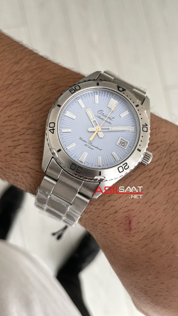 Orient Mako RA-AC0Q12L30B Limited Edition 40mm Buz Mavisi