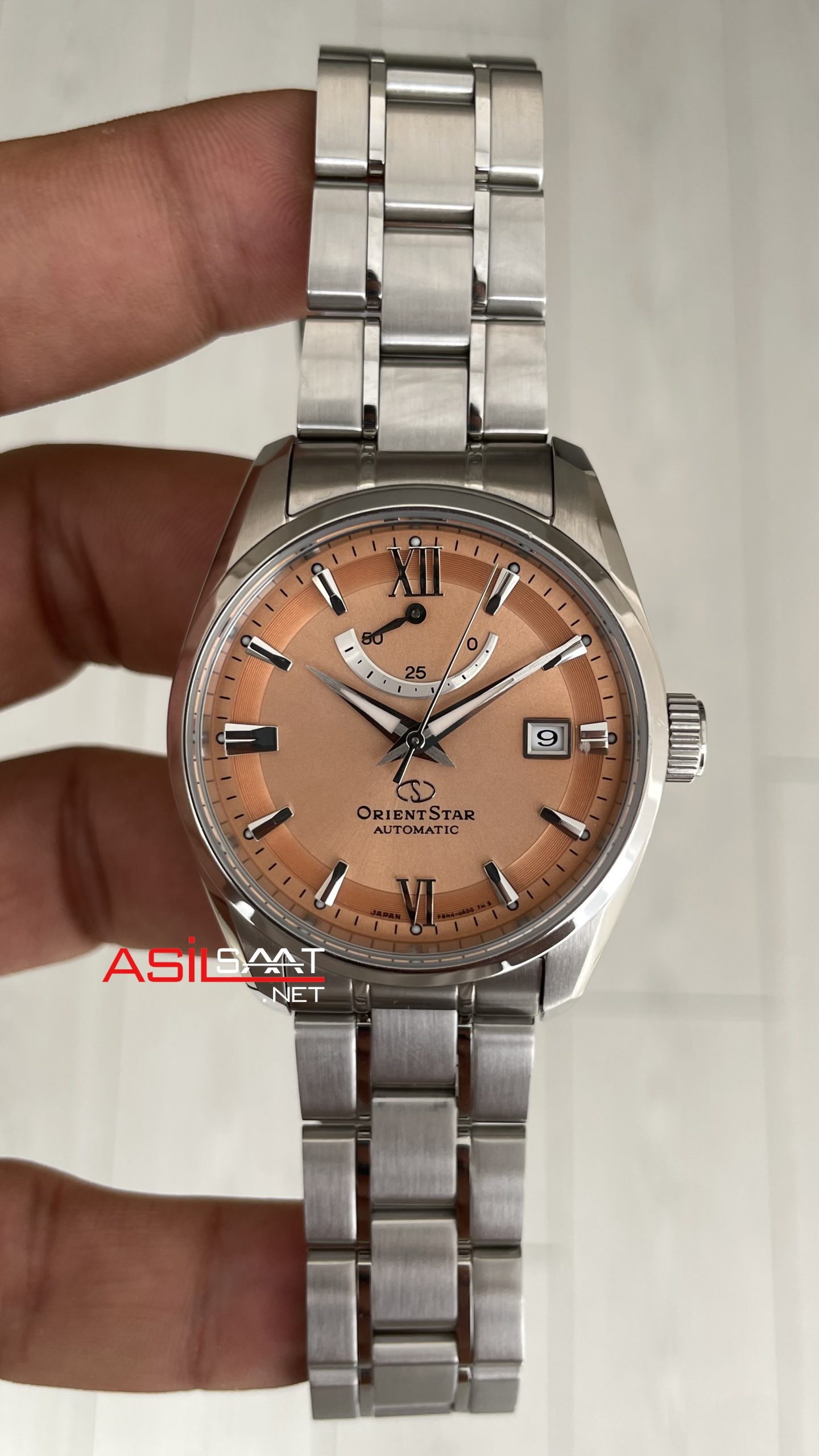 Orient Star Contemporary Date RE-AU0108G 38mm Somon Kadran Orient Star Contemporary Date RE-AU0108G 38mm Somon Kadran