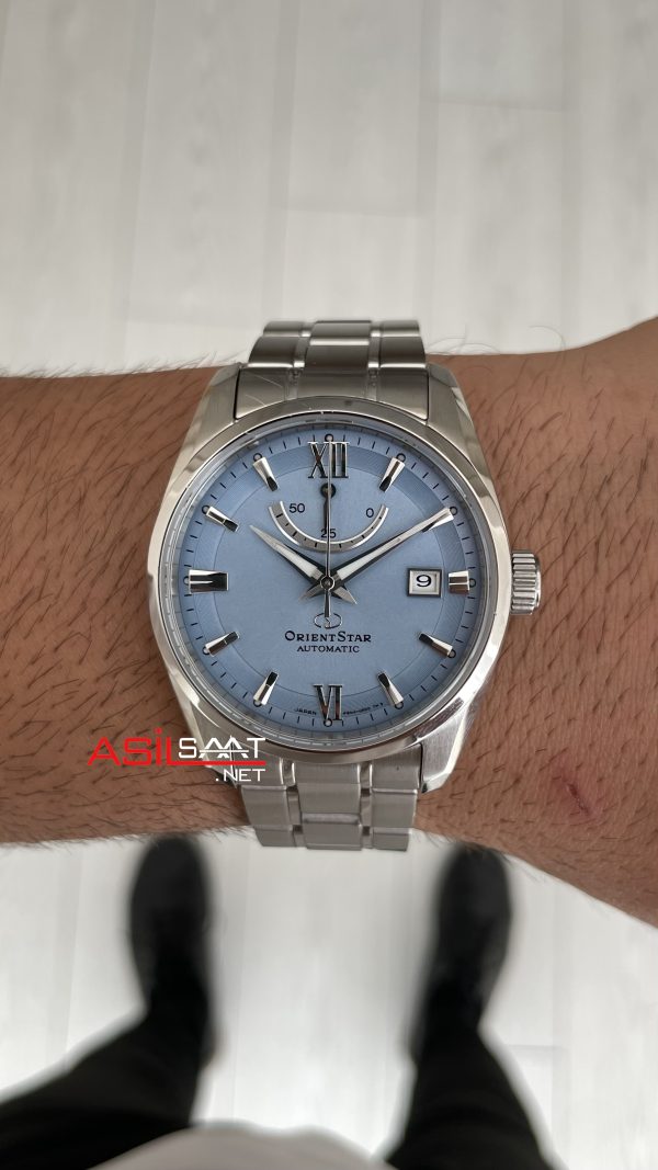 Orient Star Contemporary Date RE-AU0109L00B 38mm Buz Mavisi Orient Star Contemporary Date RE-AU0109L00B 38mm Buz Mavisi