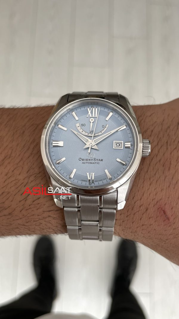 Orient Star Contemporary Date RE-AU0109L00B 38mm Buz Mavisi Orient Star Contemporary Date RE-AU0109L00B 38mm Buz Mavisi