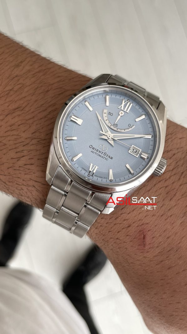Orient Star Contemporary Date RE-AU0109L00B 38mm Buz Mavisi Orient Star Contemporary Date RE-AU0109L00B 38mm Buz Mavisi
