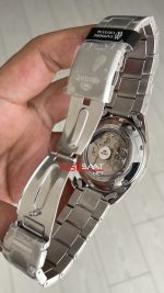 Orient Stretto Semi Skeleton RA-AR0012N Open Heart 41mm 75th Anniversary Limited Edition Gri Kadran