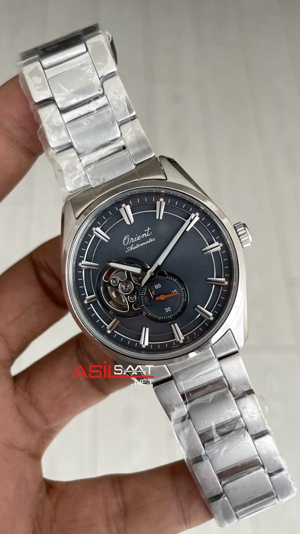 Orient Stretto Semi Skeleton RA-AR0012N Open Heart 41mm 75th Anniversary Limited Edition Gri Kadran Orient Stretto Semi Skeleton RA-AR0012N Open Heart 41mm 75th Anniversary Limited Edition Gri Kadran