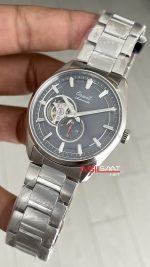 Orient Stretto Semi Skeleton RA-AR0012N Open Heart 41mm 75th Anniversary Limited Edition Gri Kadran