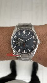 Orient Stretto Semi Skeleton RA-AR0012N Open Heart 41mm 75th Anniversary Limited Edition Gri Kadran