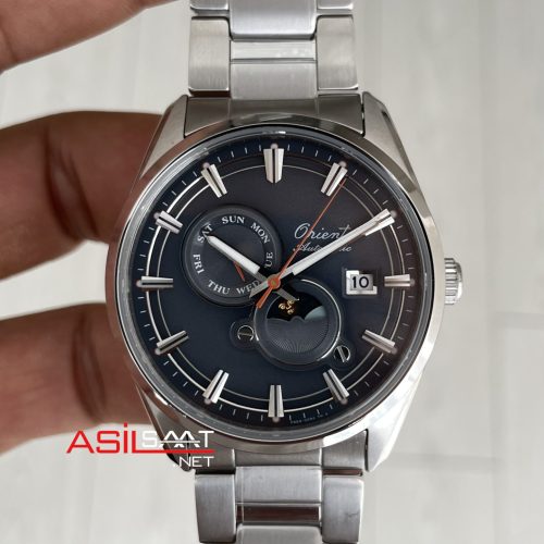 Orient Stretto Day & Night RA-AK0311N 75th Anniversary Limited Edition Gri Kadran
