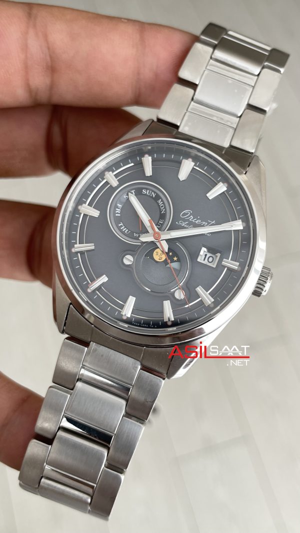 Orient Stretto Day & Night RA-AK0311N 75th Anniversary Limited Edition Gri Kadran