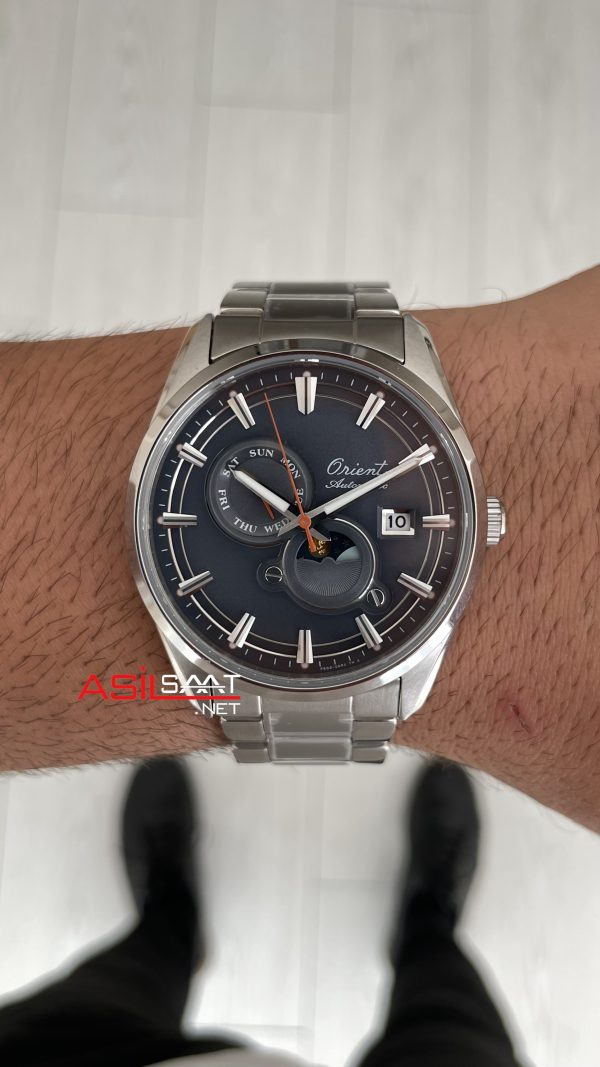 Orient Stretto Day & Night RA-AK0311N 75th Anniversary Limited Edition Gri Kadran