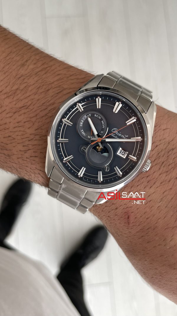 Orient Stretto Day & Night RA-AK0311N 75th Anniversary Limited Edition Gri Kadran