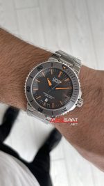 Oris Aquis Date 43mm Gri Kadran Replika Saat
