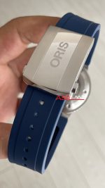 Oris Aquis Date Mavi 43mm Kauçuk Replika Saat