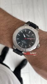 Oris Aquis Date Relief 43mm Gri Kadran Kauçuk Replika Saat