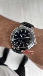Oris Aquis Date Siyah 43mm Kauçuk Replika Saat