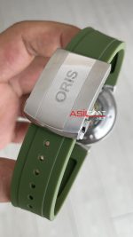 Oris Aquis Date Yeşil 43mm Kauçuk Replika Saat