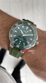Oris Aquis Date Yeşil 43mm Kauçuk Replika Saat