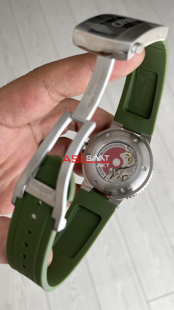 Oris Aquis Date Yeşil 43mm Kauçuk Replika Saat Oris Aquis Date Yeşil 43mm Kauçuk Replika Saat