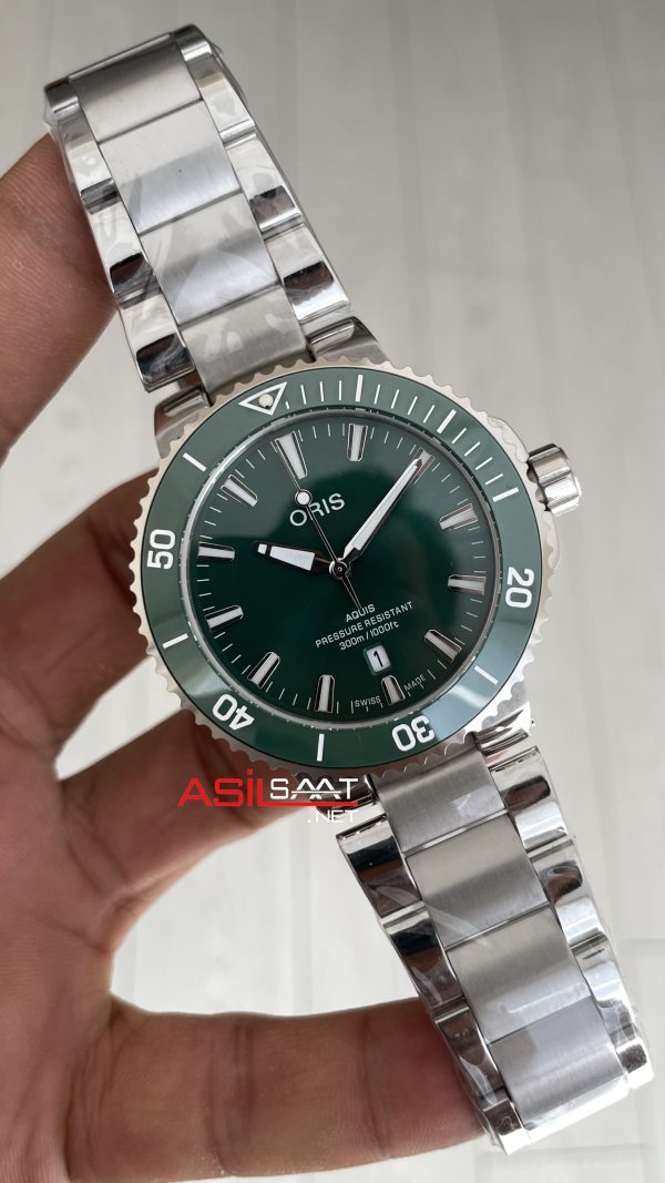 Oris Aquis Date Yeşil 43mm Replika Saat Oris Aquis Date Yeşil 43mm Replika Saat