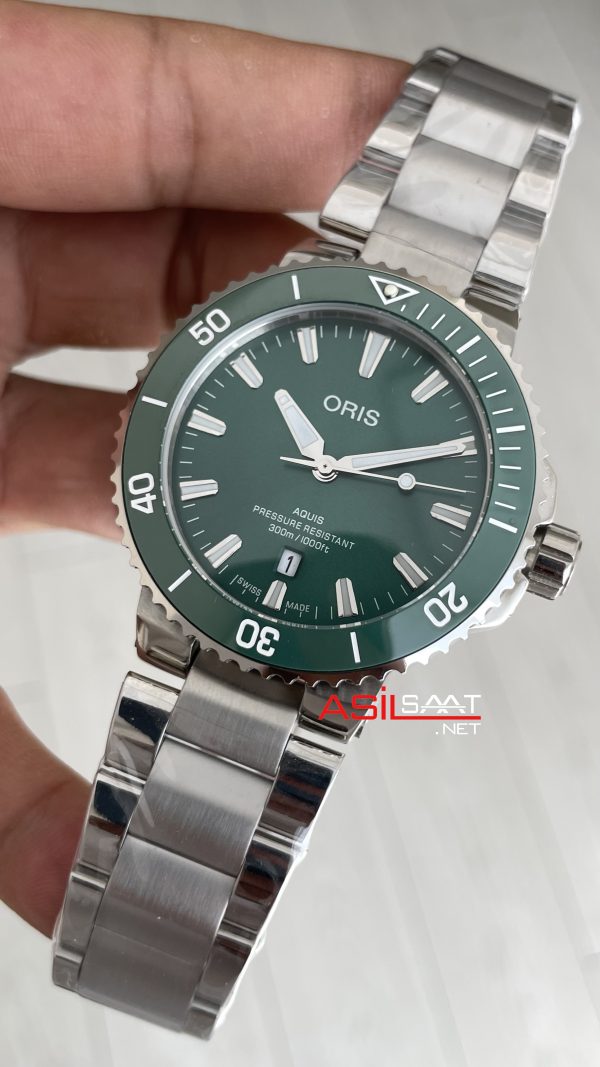 Oris Aquis Date Yeşil 43mm Replika Saat Oris Aquis Date Yeşil 43mm Replika Saat