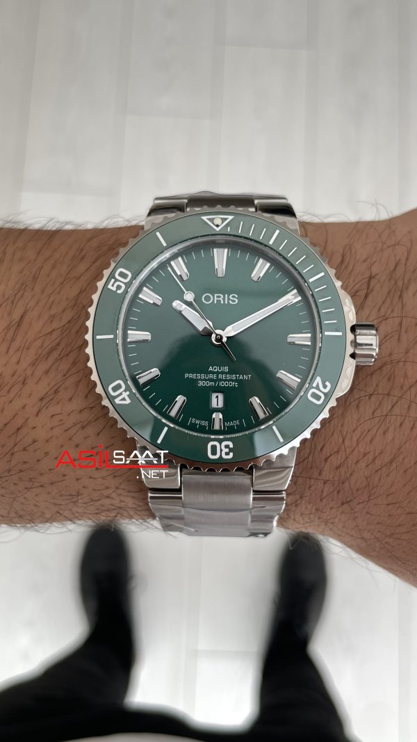 Oris Aquis Date Yeşil 43mm Replika Saat Oris Aquis Date Yeşil 43mm Replika Saat