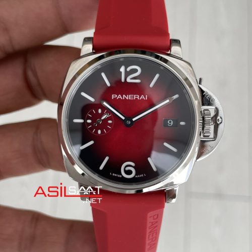 Panerai Luminor Due PAM01424 Burgundy 42mm Replika Saat