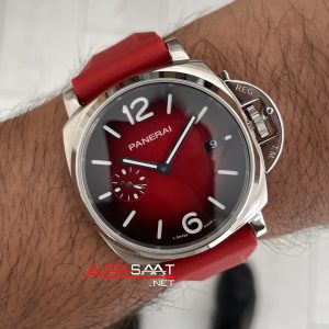 Panerai Luminor Due PAM01424 Burgundy 42mm Replika Saat