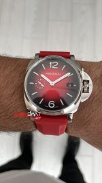Panerai Luminor Due PAM01424 Burgundy 42mm Replika Saat