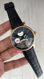 Patek Philippe Geneve Tourbillon Moonphase Siyah Kadran Rosegold