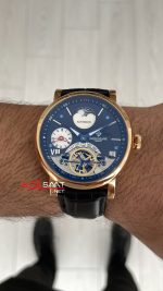 Patek Philippe Geneve Tourbillon Moonphase Siyah Kadran Rosegold