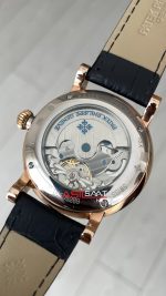 Patek Philippe Geneve Tourbillon Moonphase Siyah Kadran Rosegold