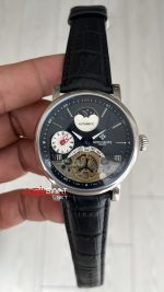 Patek Philippe Geneve Tourbillon Moonphase Siyah Kadran Silver 40mm