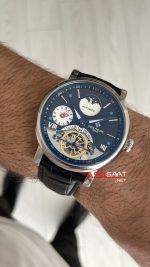 Patek Philippe Geneve Tourbillon Moonphase Siyah Kadran Silver 40mm