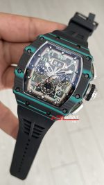Richard Mille RM 011 Ultimate Edition Torquoise TPT Skeleton Flyback Chronograph Carbon & Titanium