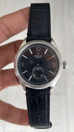 Rolex 1980 Siyah Silver 39mm