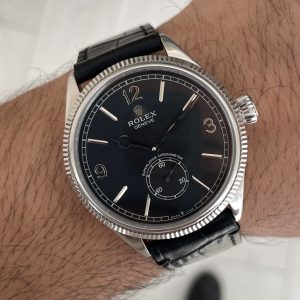 Rolex 1980 Siyah Silver 39mm