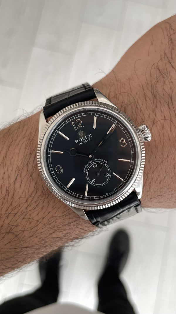 Rolex 1980 Siyah Silver 39mm Rolex 1980 Siyah Silver 39mm