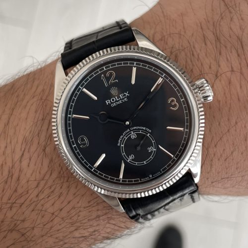 Rolex 1980 Siyah Silver 39mm