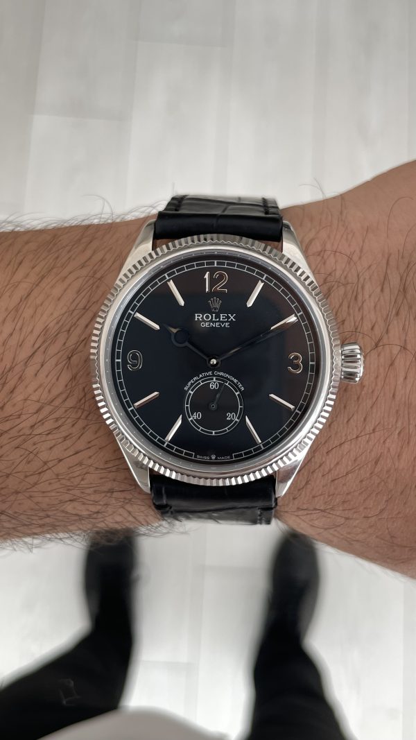 Rolex 1980 Siyah Silver 39mm Rolex 1980 Siyah Silver 39mm