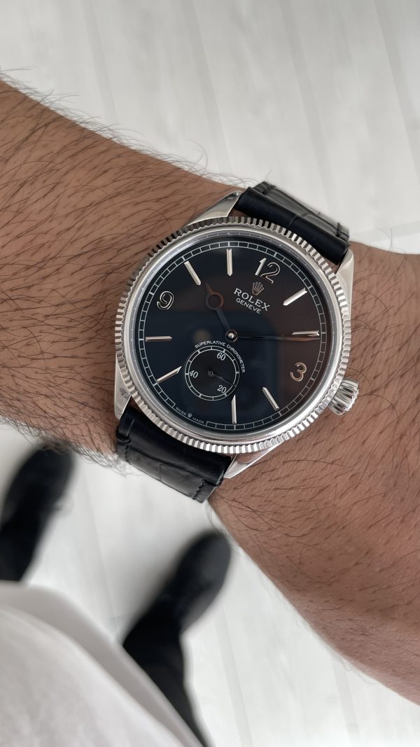 Rolex 1980 Siyah Silver 39mm Rolex 1980 Siyah Silver 39mm