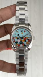 Rolex Oyster Perpetual Celebration 124300 Turkuaz 36mm Replika Saat
