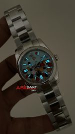 Rolex Oyster Perpetual Celebration 124300 Turkuaz 36mm Replika Saat
